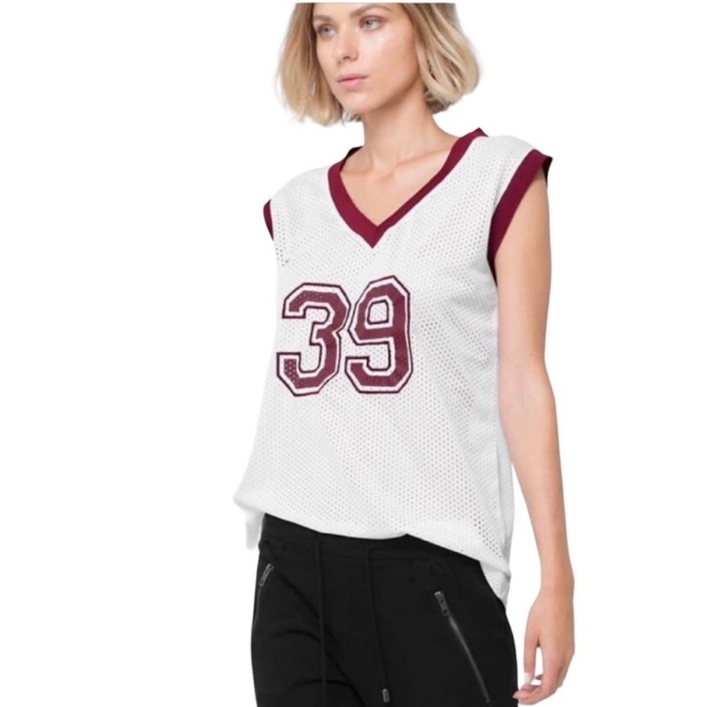 (AB-4) Anine Bing Number 39 Jersey Top - Picture 2 of 6